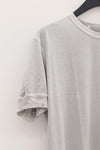 BORIS BIDJAN SABERI short-sleeved T-shirt TS CLASSIC1 RIB RF F035 light gray 4